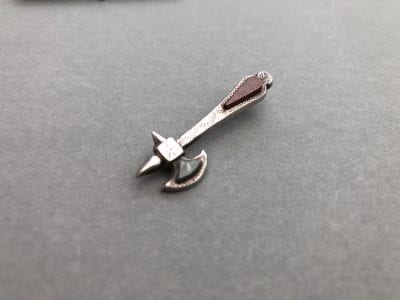 Antique Scottish Axe Brooch