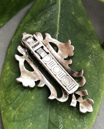 Silver Dress Clip