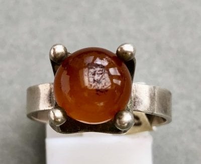 1960s Polish Silver Ring