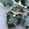 Art Nouveau Diamond Brooch