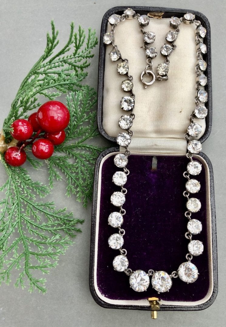 Victorian Silver Riviere Necklace - Jewels Past | Vintage Designer ...