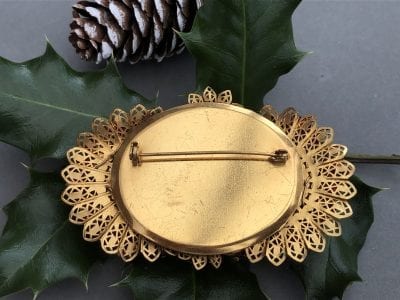 Miriam Haskell 1930s Brooch