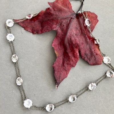 Edwardian Silver Riviere Necklace