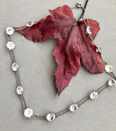 Edwardian Silver Riviere Necklace