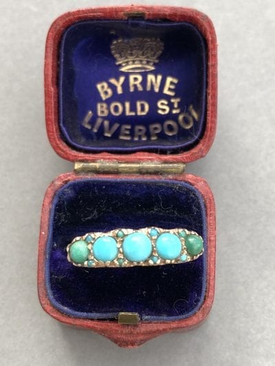Victorian Turquoise 9ct Ring