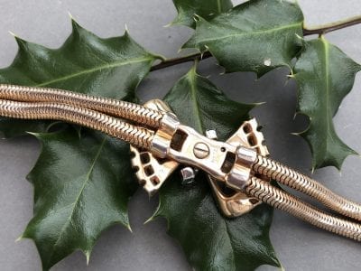 Mazer 1940s Bow Bracelet