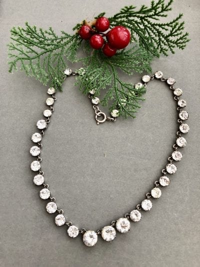 Victorian Silver Riviere Necklace