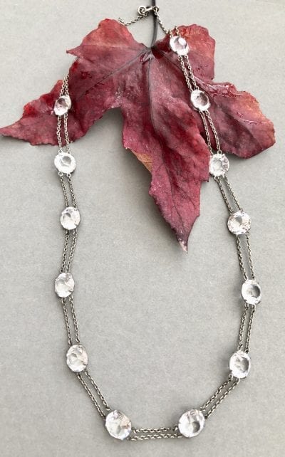 Edwardian Silver Riviere Necklace