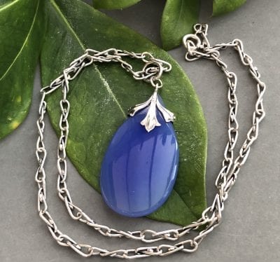 Art Nouveau Chalcedony Necklace