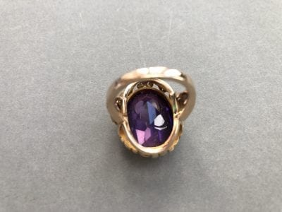 18ct 1950s Alexandrite Ring