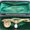 Art Nouveau Diamond Brooch