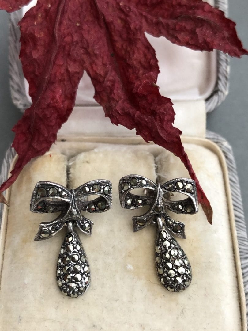 1930s-1940s Marcasite Earrings - SOLD - Jewels Past | Vintage Designer ...