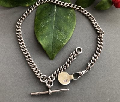 Silver Albert Watch Chain