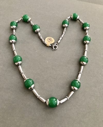 Jakob Bengel Green Deco Necklace