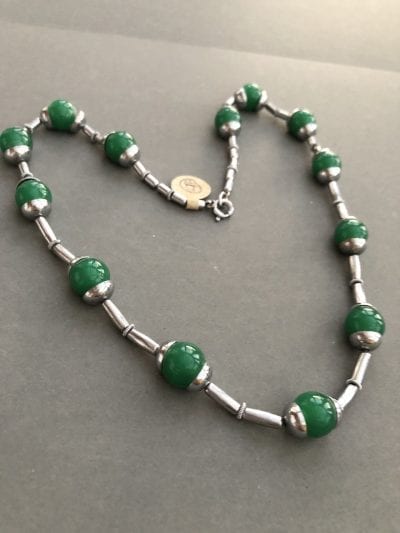 Jakob Bengel Green Deco Necklace