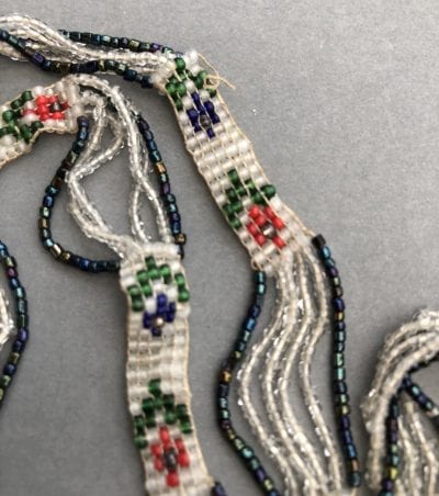 1920s Millefiori Flapper Necklace