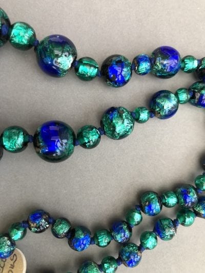 1920s Czech Foil Beads