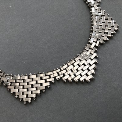 IMG 0509 scaled 1920s Jakob Bengel Brickwork Necklace