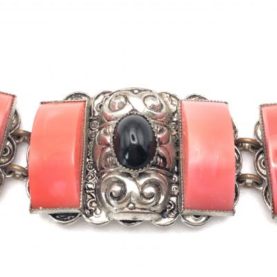 Neiger Black and Coral Bracelet