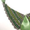 Jacob Bengel Brickwork (Mauerwerk) Green Bakelite Necklace