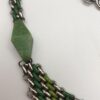 Jacob Bengel Brickwork (Mauerwerk) Green Bakelite Necklace