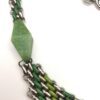 Jacob Bengel Brickwork (Mauerwerk) Green Bakelite Necklace