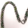 Jacob Bengel Brickwork (Mauerwerk) Green Bakelite Necklace