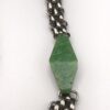 Jacob Bengel Brickwork (Mauerwerk) Green Bakelite Necklace