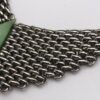 Jacob Bengel Brickwork (Mauerwerk) Green Bakelite Necklace