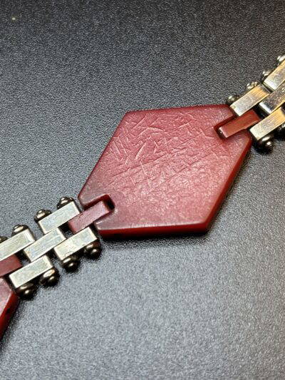 Jakob Bengel red Bakelite Necklace